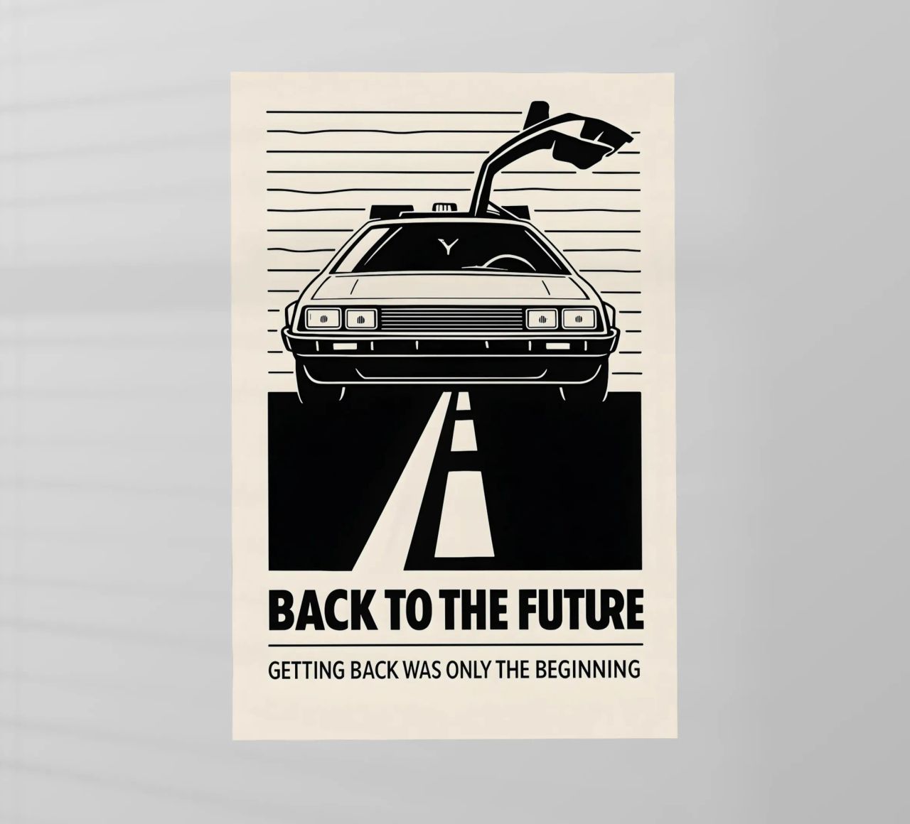 Back To The Future Print pellicola backlit da MoviesArt