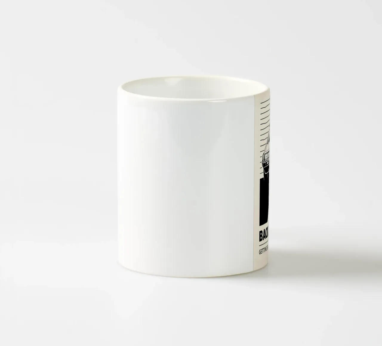 Back To The Future Print Keramik Tasse von MoviesArt