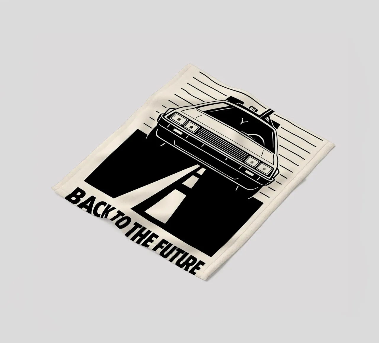 Back To The Future Print coperta in pile da MoviesArt