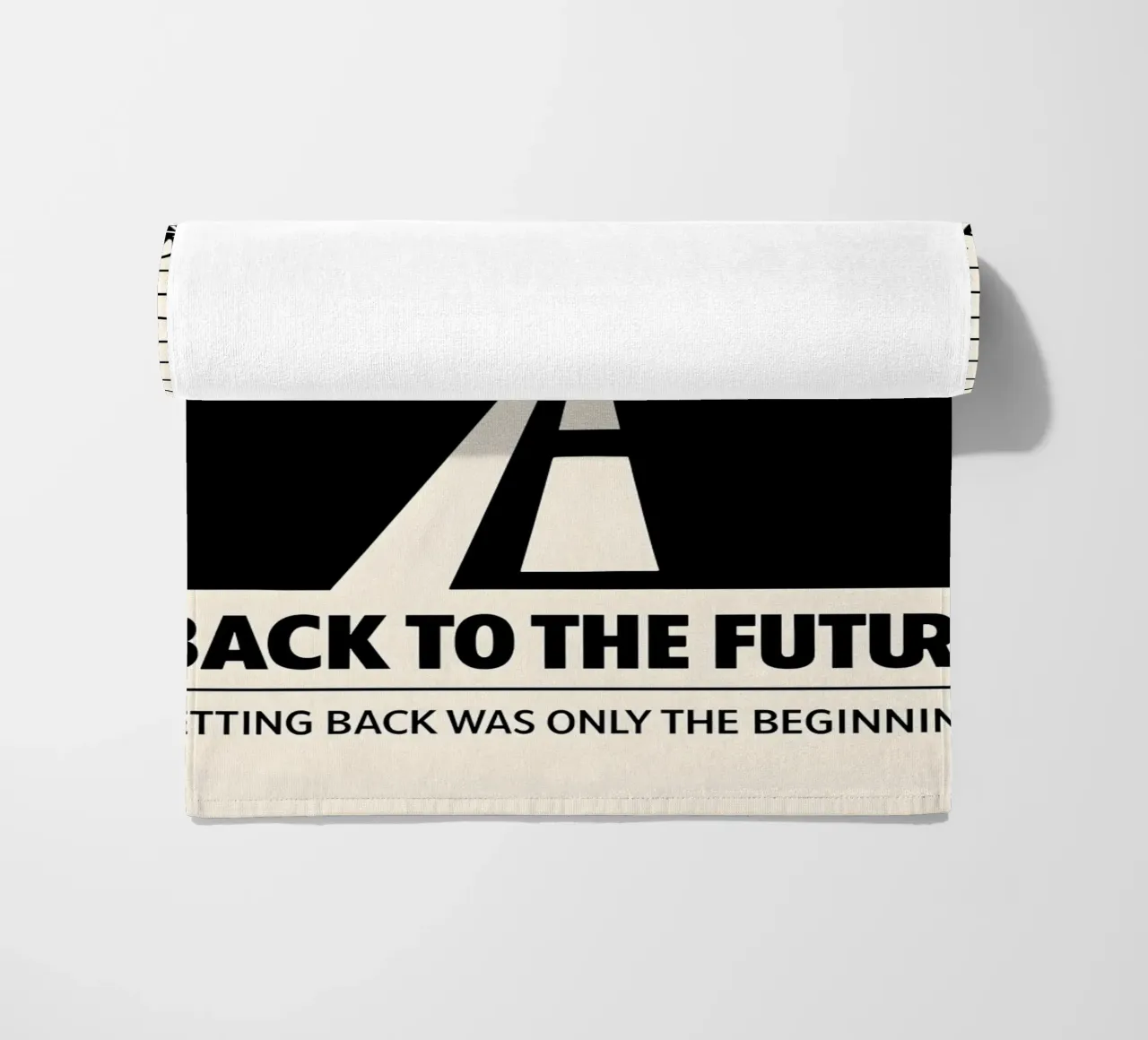 Back To The Future Print toalla de playa de MoviesArt