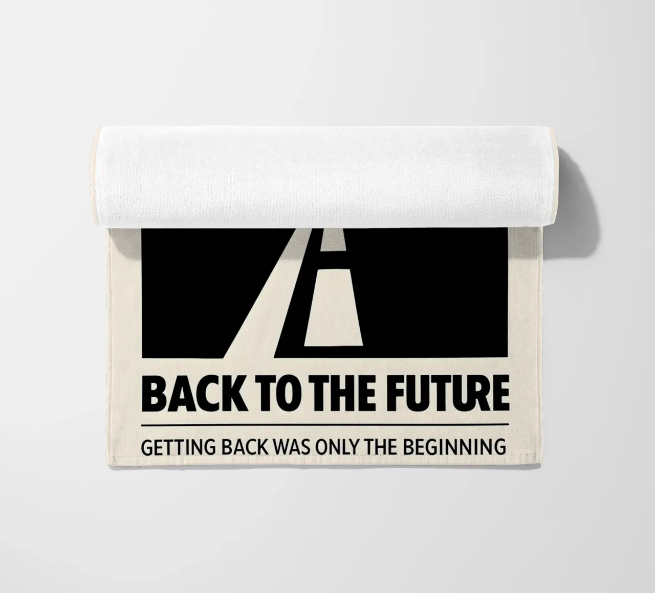 Back To The Future Print toalla de playa de MoviesArt