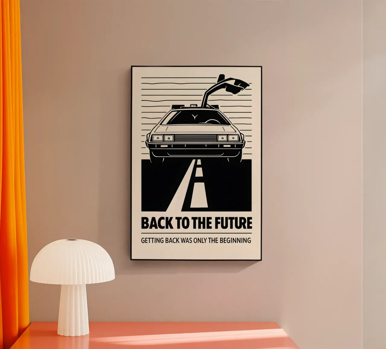 Back To The Future Print plexiglass da MoviesArt