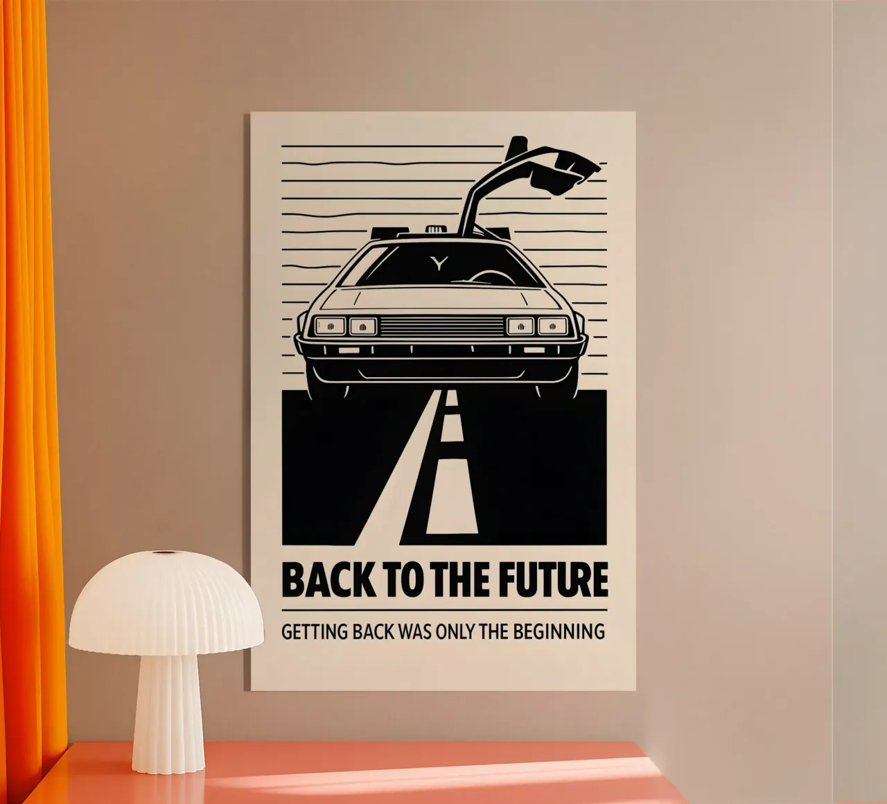Back To The Future Print plexiglass da MoviesArt