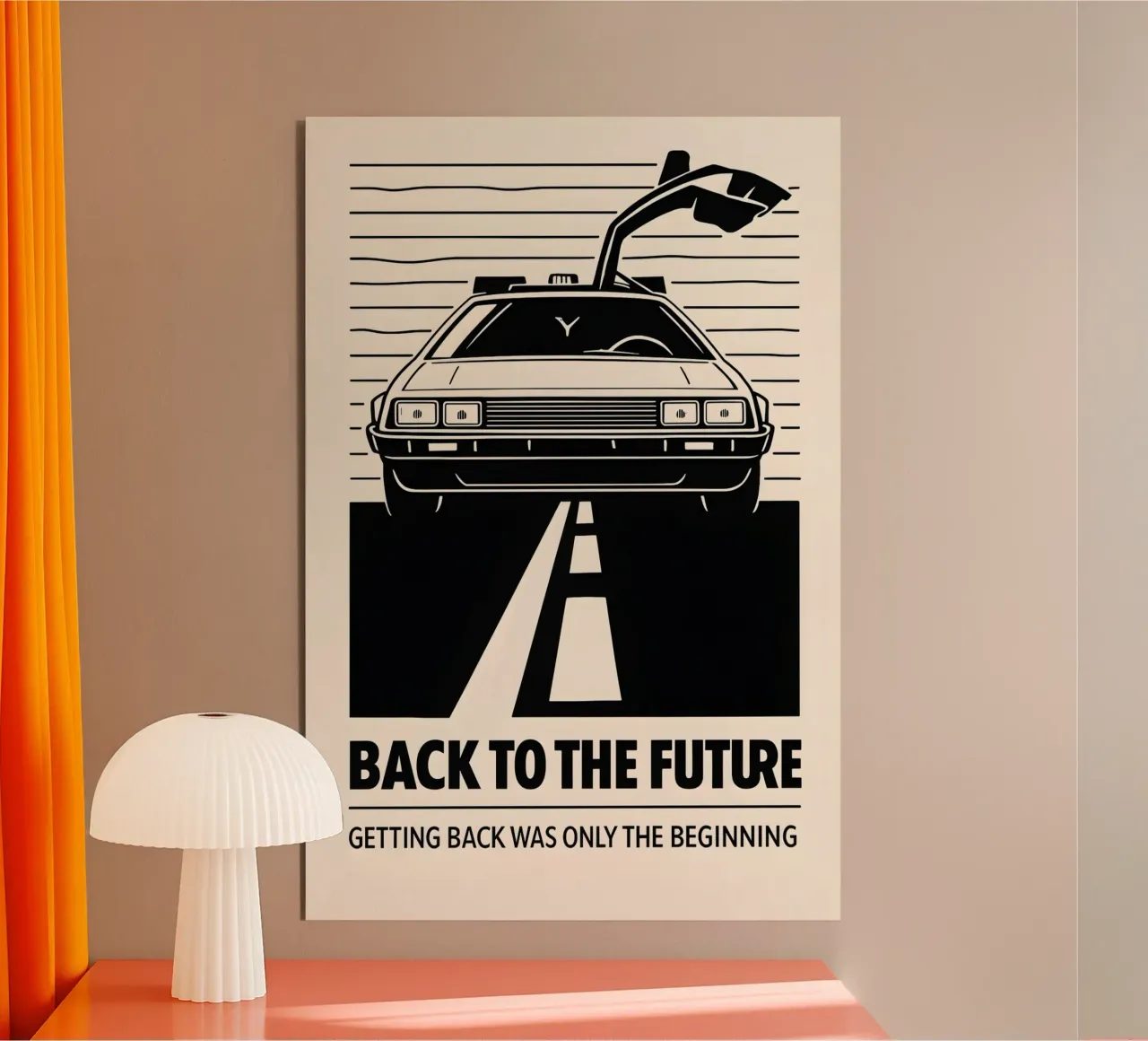 Back To The Future Print alluminio dibond da MoviesArt