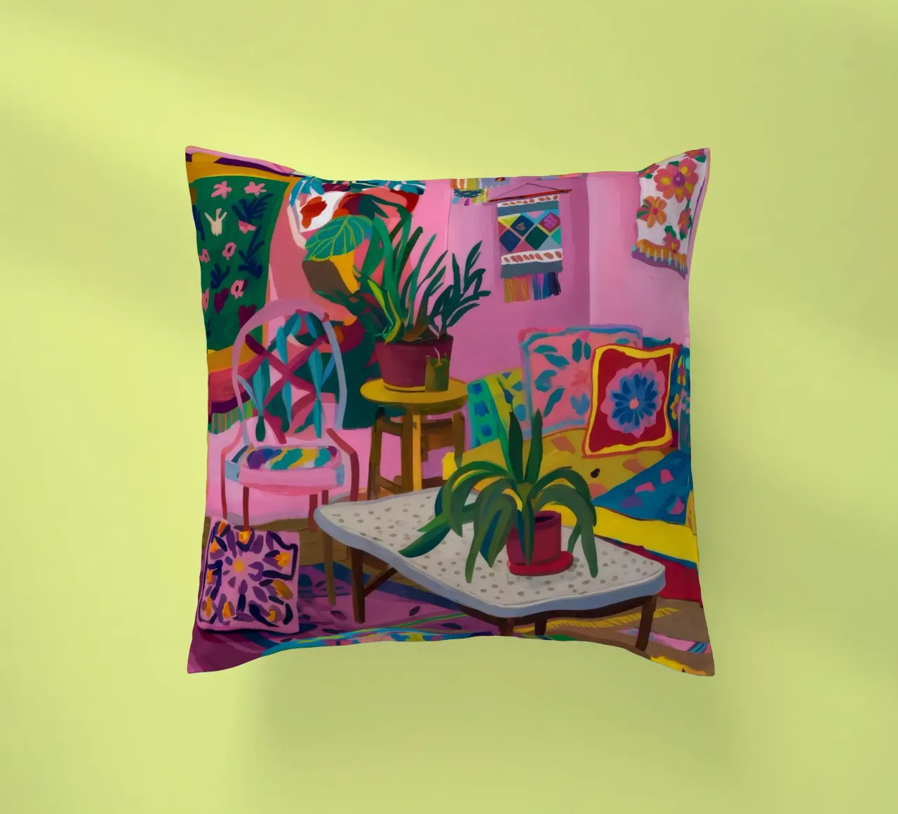 Camera colorata e accogliente cuscino da Arcane Shade