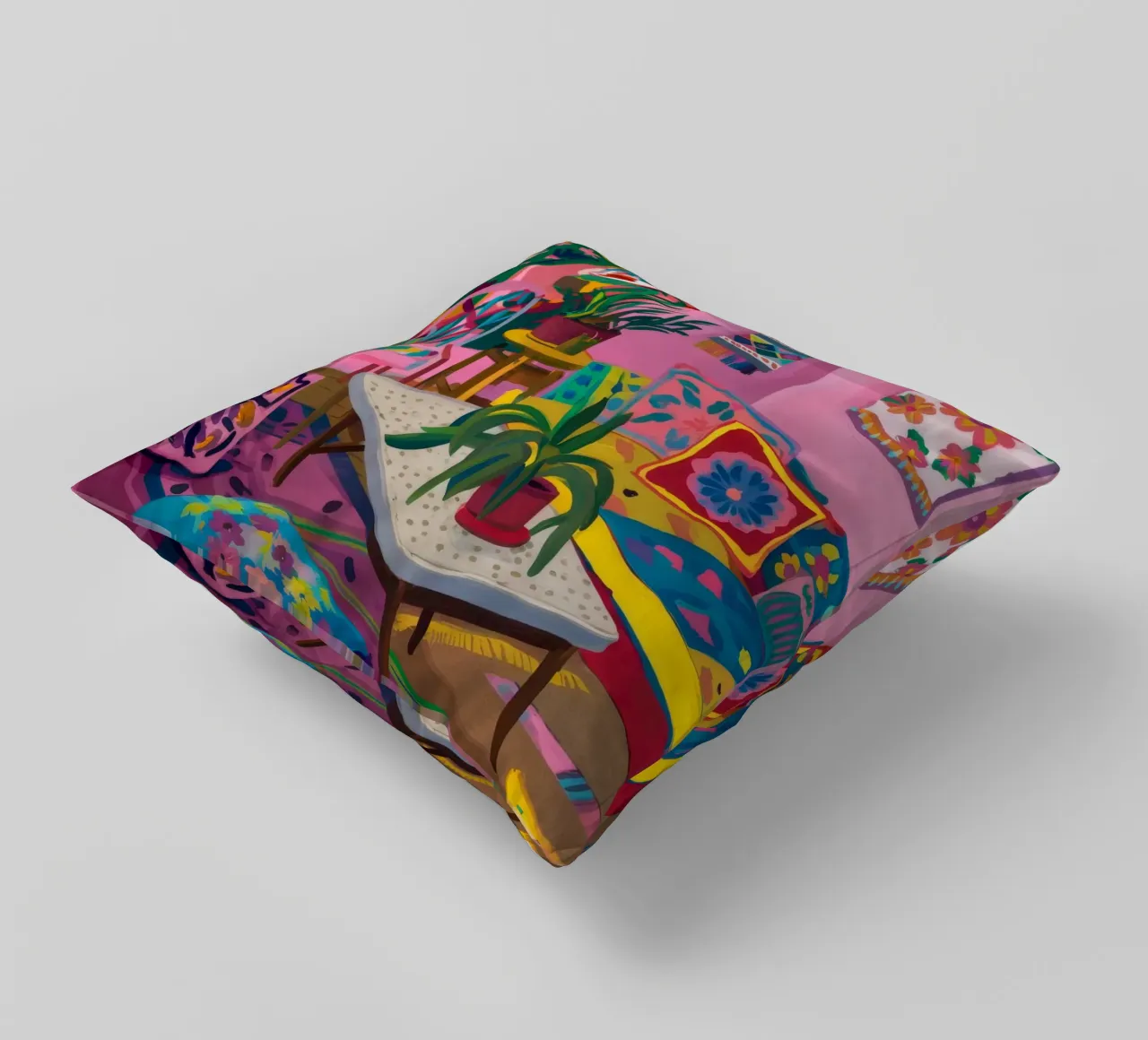 Camera colorata e accogliente cuscino da Arcane Shade