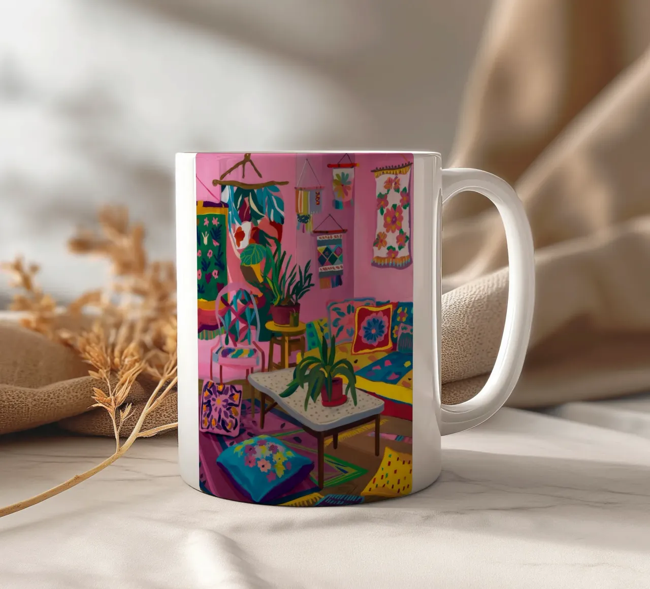 Chambre douillette colorée mug en céramique de Arcane Shade