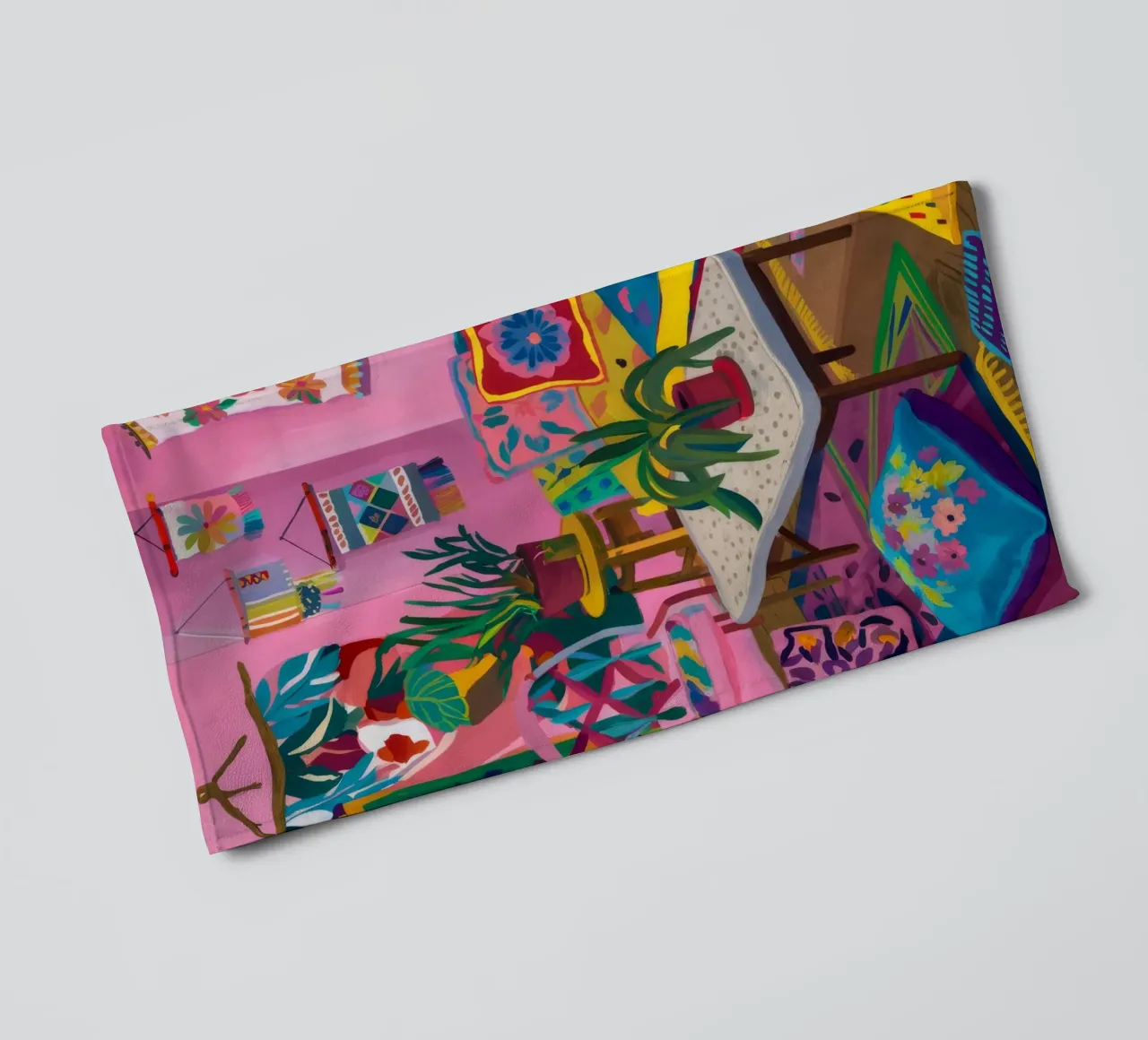 Camera colorata e accogliente asciugamano da bagno da Arcane Shade