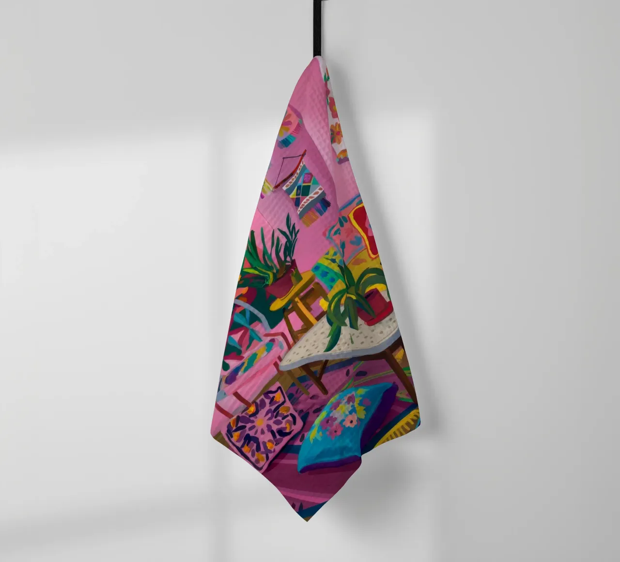 Camera colorata e accogliente canovaccio da cucina da Arcane Shade