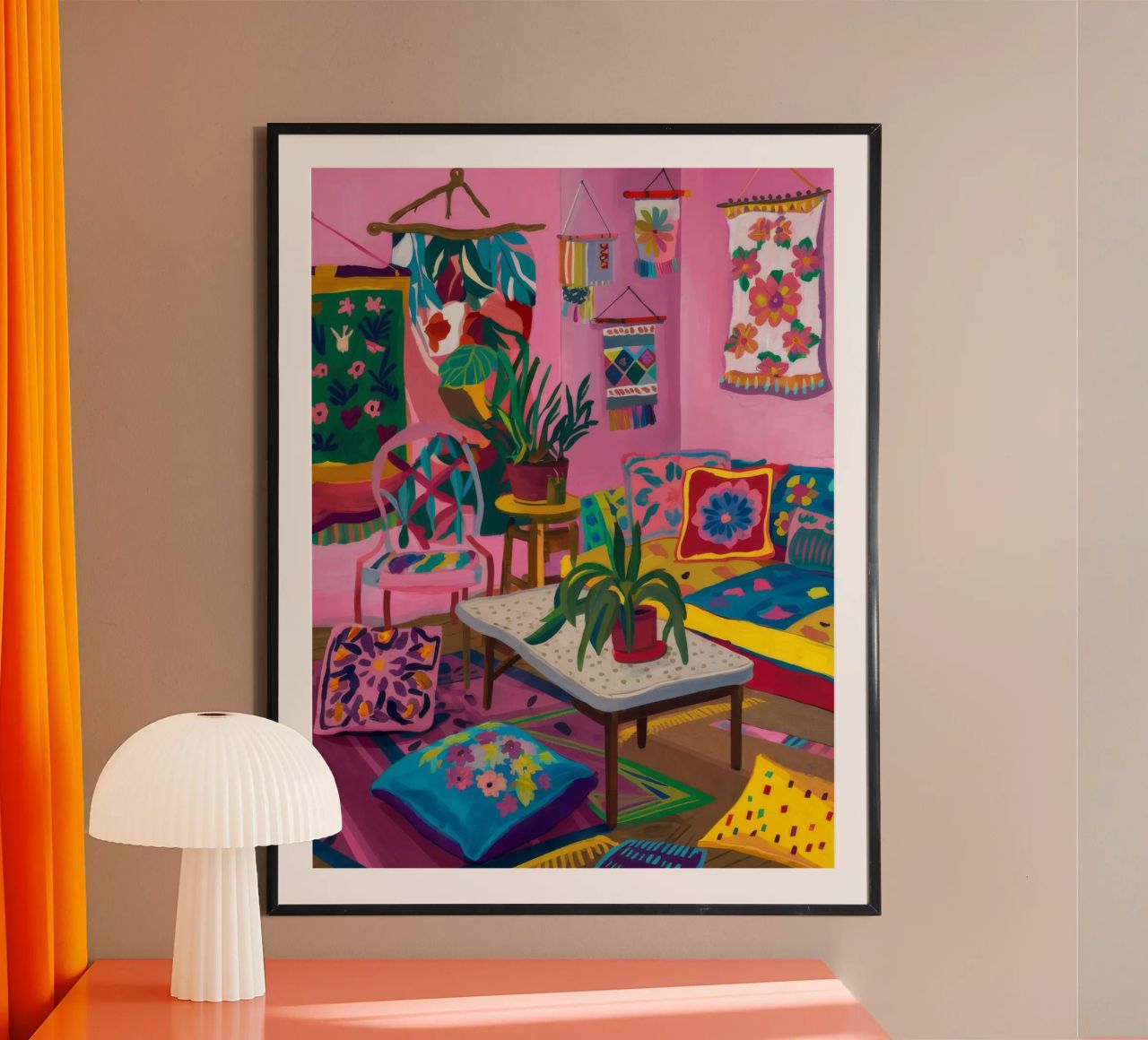 Chambre douillette colorée poster de Arcane Shade