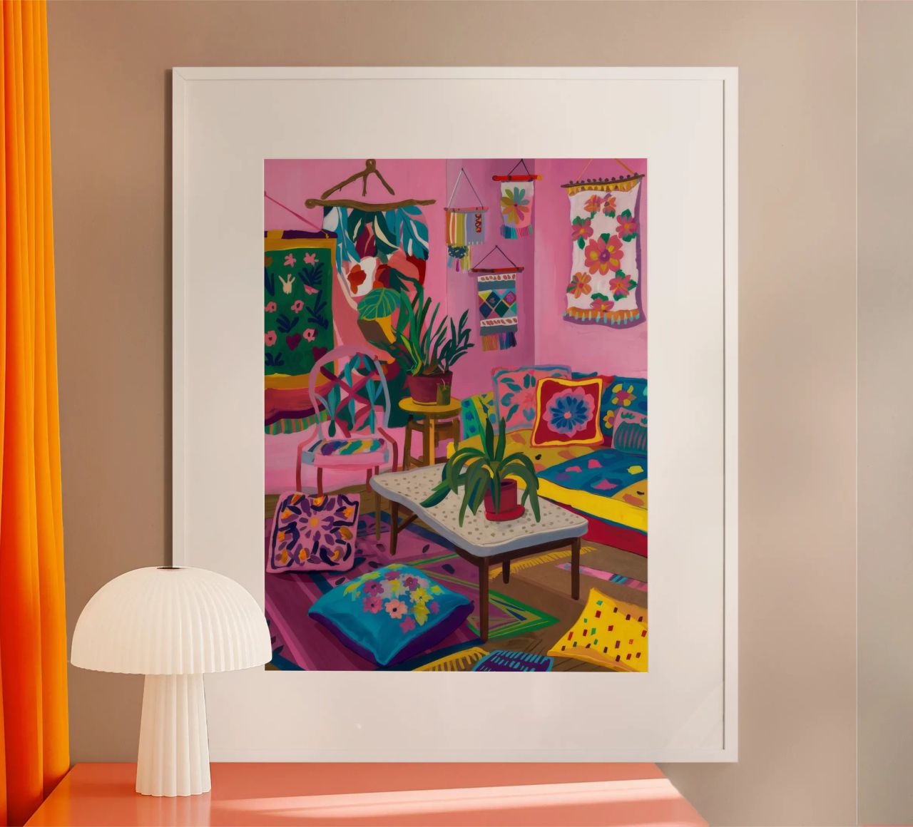 Chambre douillette colorée poster de Arcane Shade