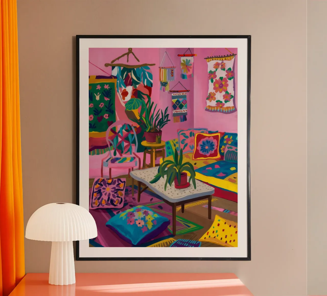 Camera colorata e accogliente poster da Arcane Shade