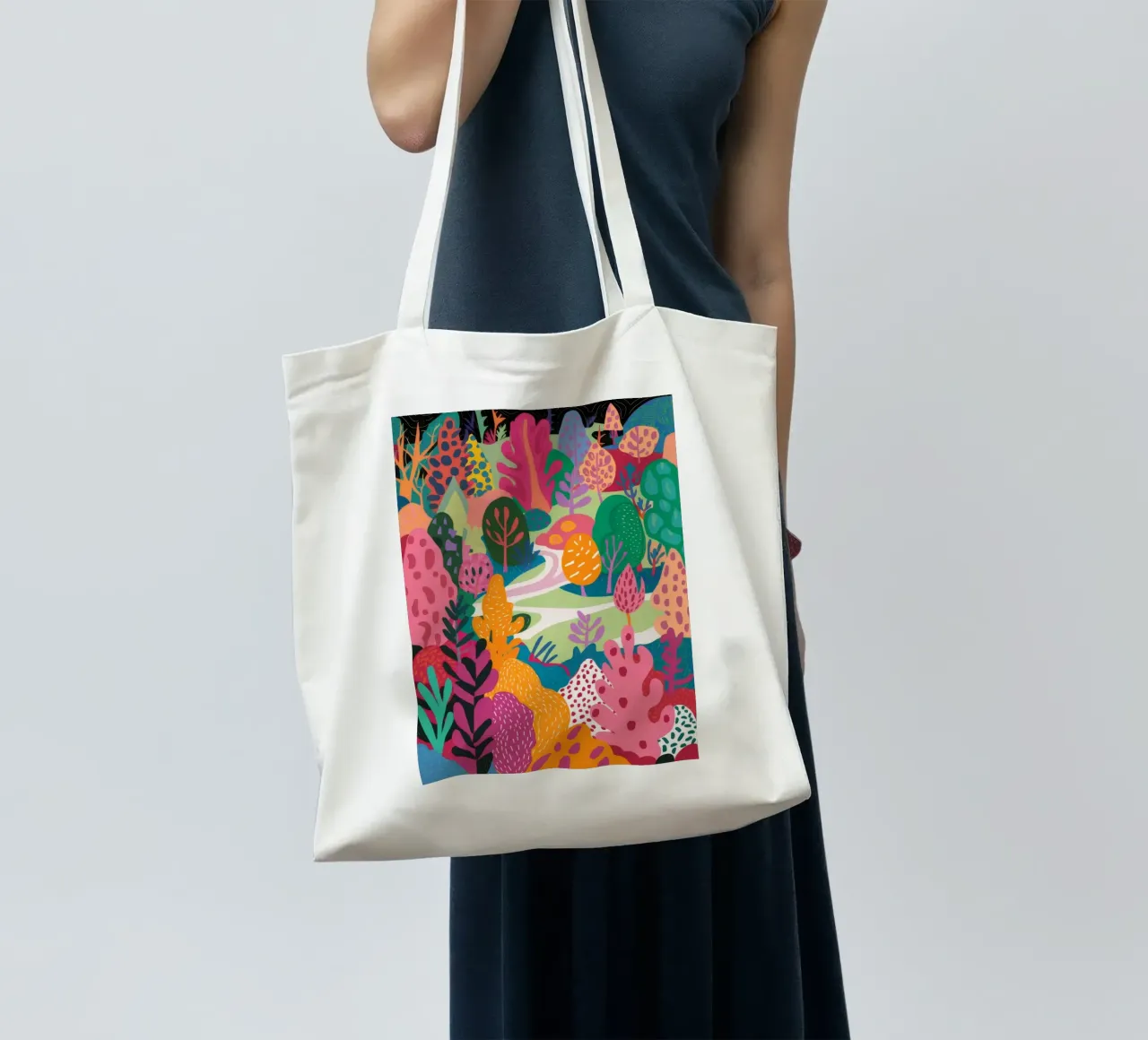 Foresta di colori borsa in juta da Arcane Shade