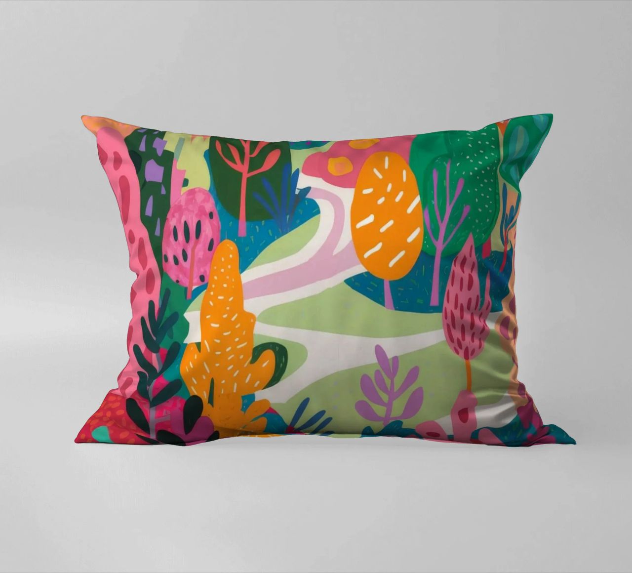 Foresta di colori cuscino da Arcane Shade