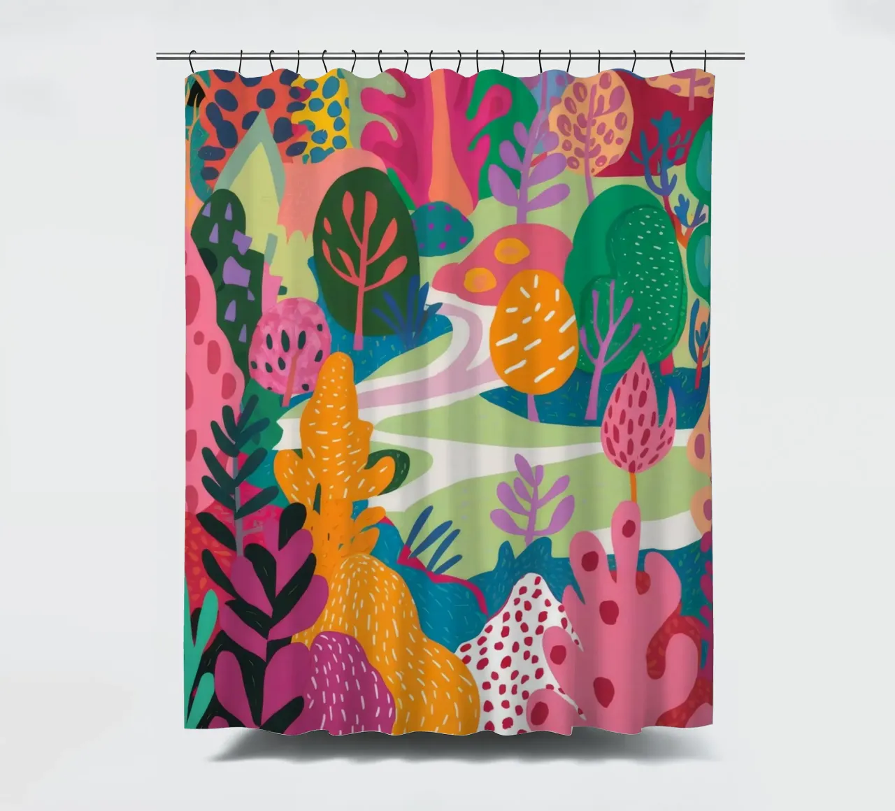 Foresta di colori tenda da doccia da Arcane Shade