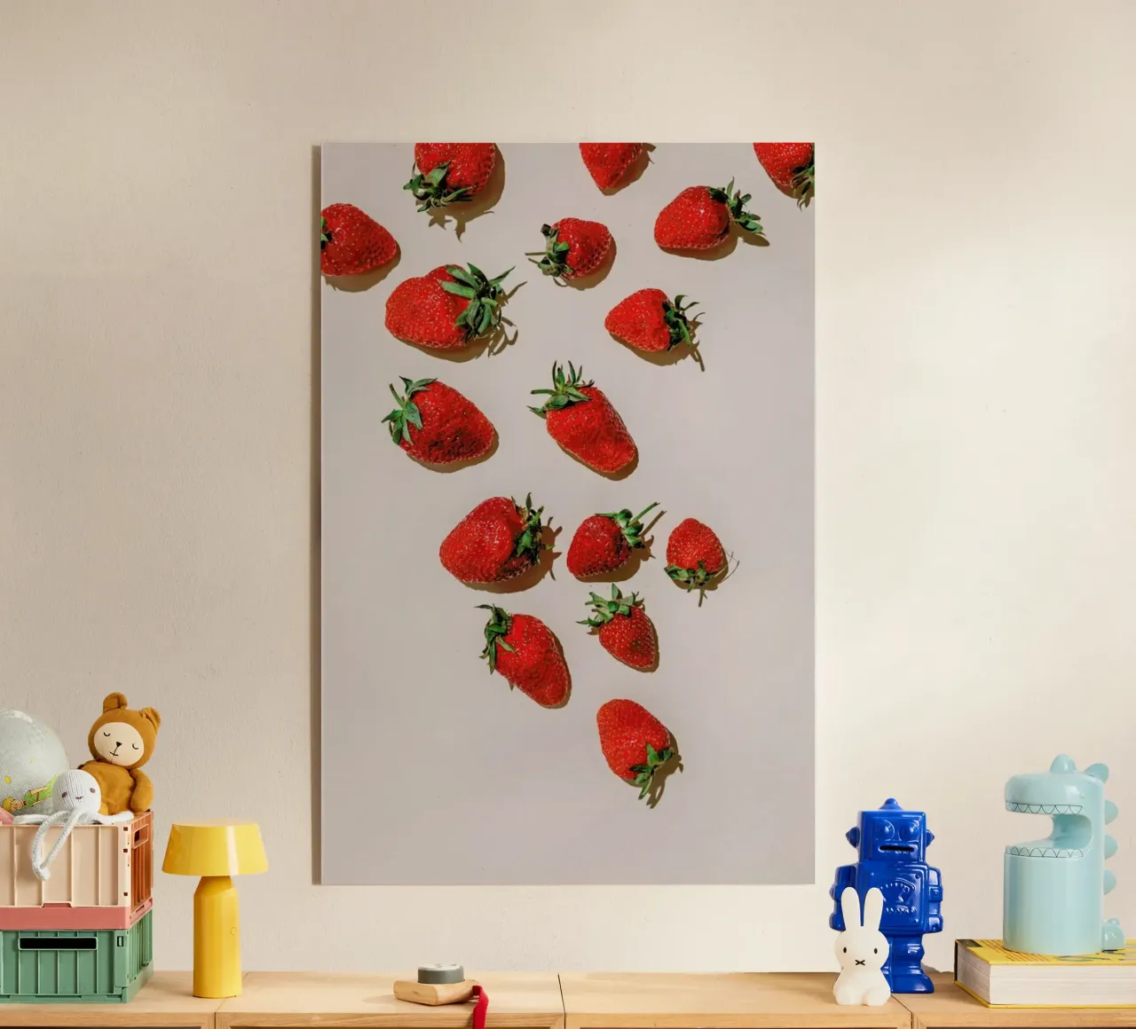 Erdbeeren plexiglass da Eat this