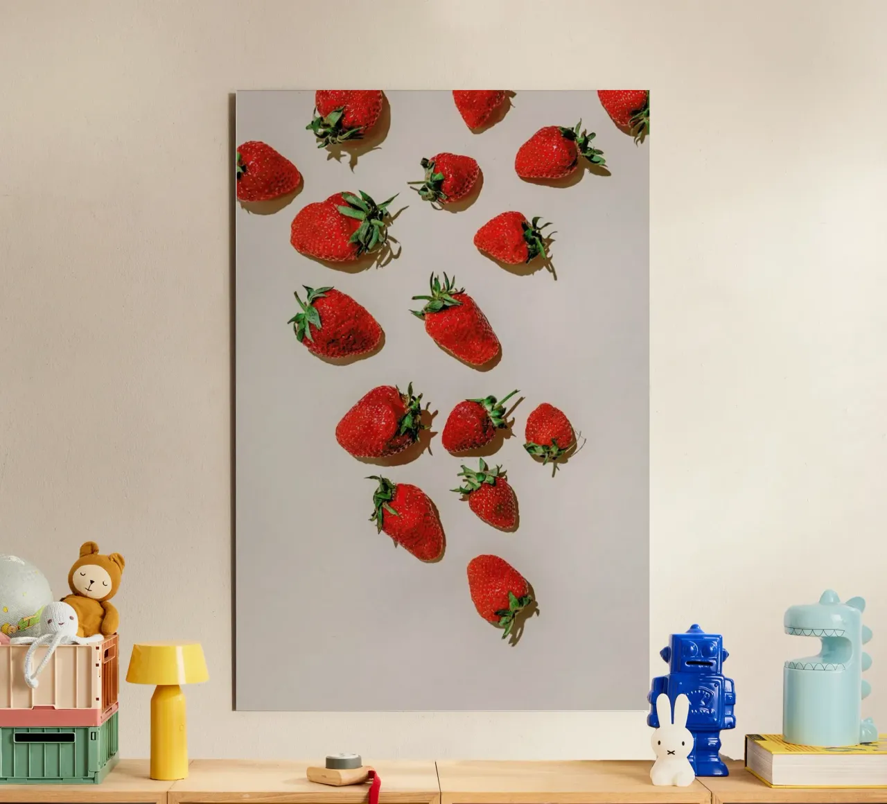 Erdbeeren alu-dibond by Eat this