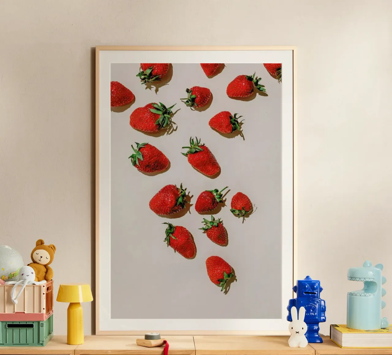 Erdbeeren poster by Eat this