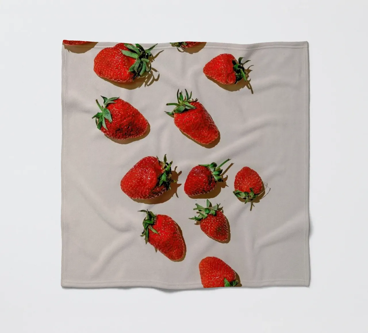 Erdbeeren fleece blanket by Eat this
