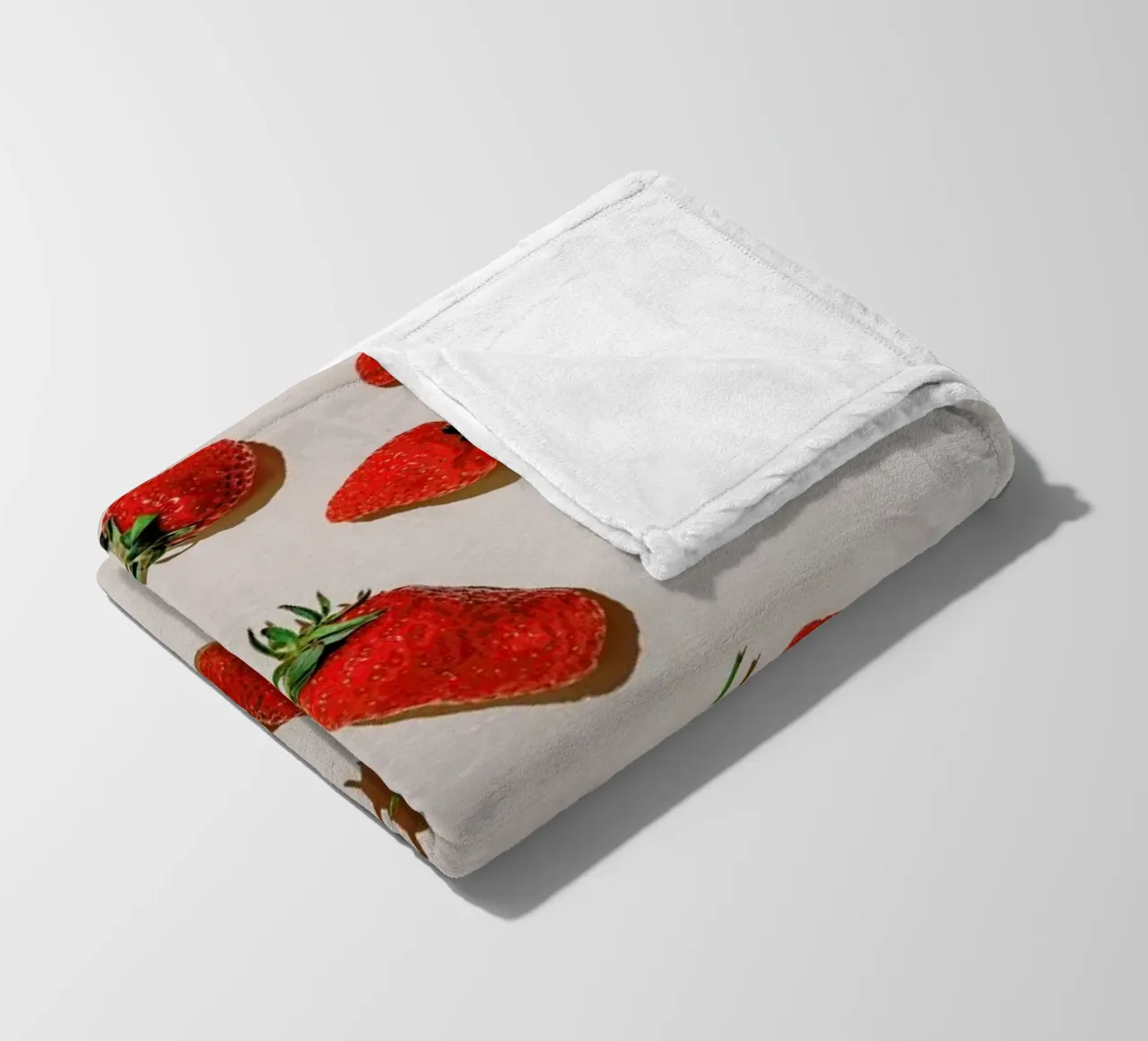 Erdbeeren fleece blanket by Eat this