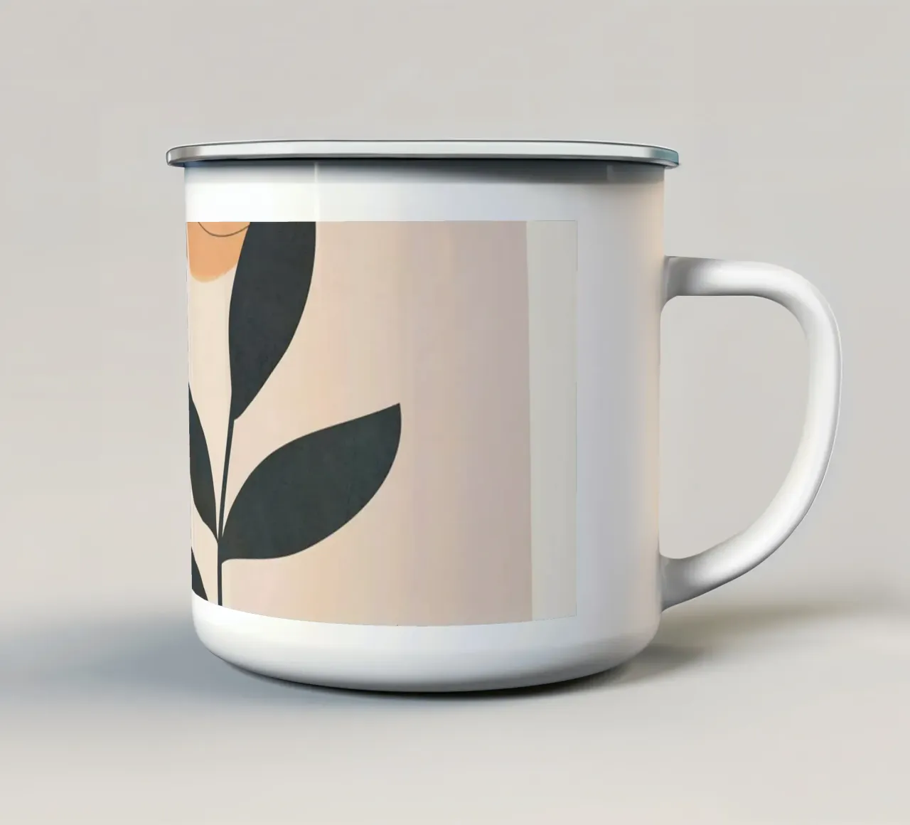 Modern Shapes Design 12 emaille mok van cityart