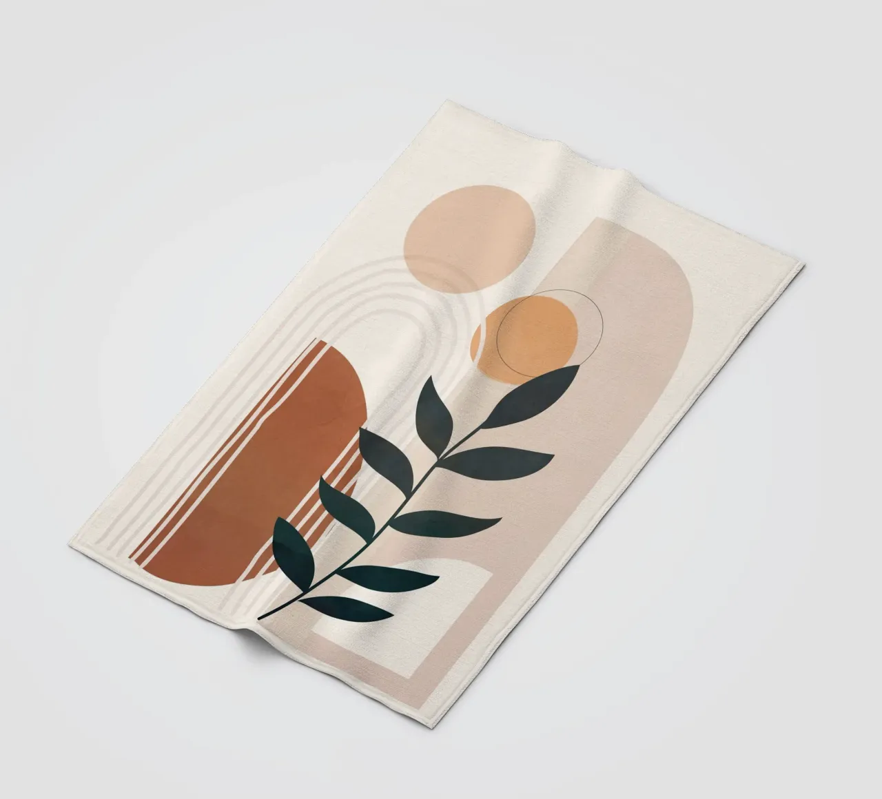 Modern Shapes Design 12 coperta in pile da cityart