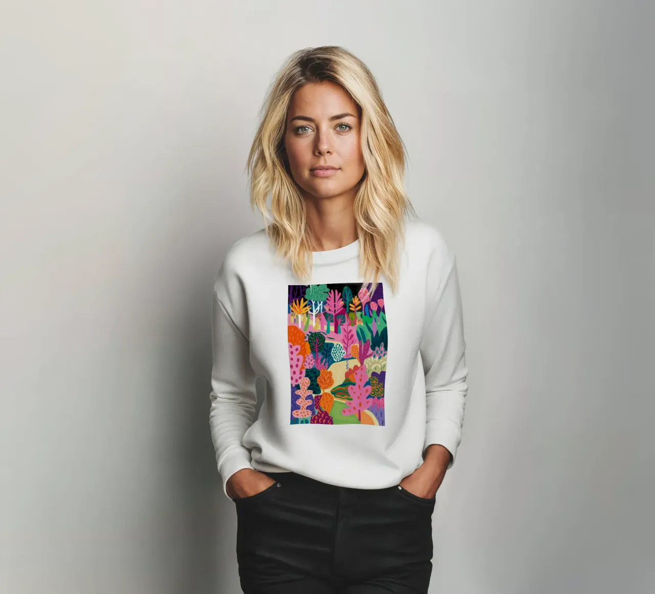 Bagliore botanico di mezzanotte felpa da Arcane Shade