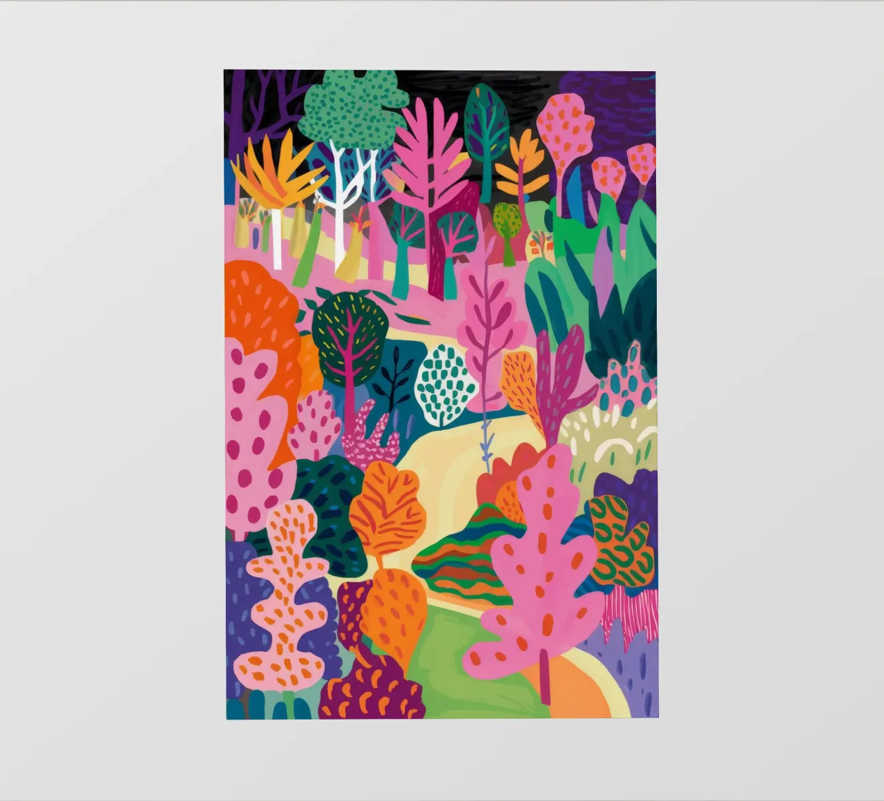 Bagliore botanico di mezzanotte telo in pvc da Arcane Shade