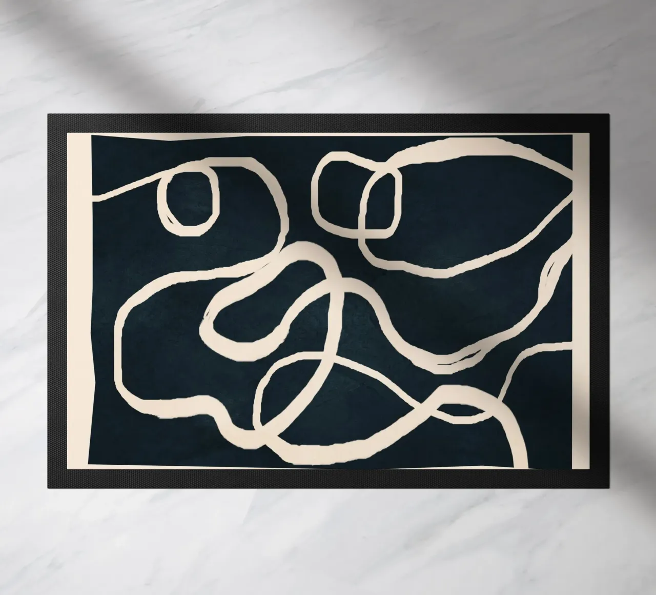 Ether Line 1 doormat by Nadjaa