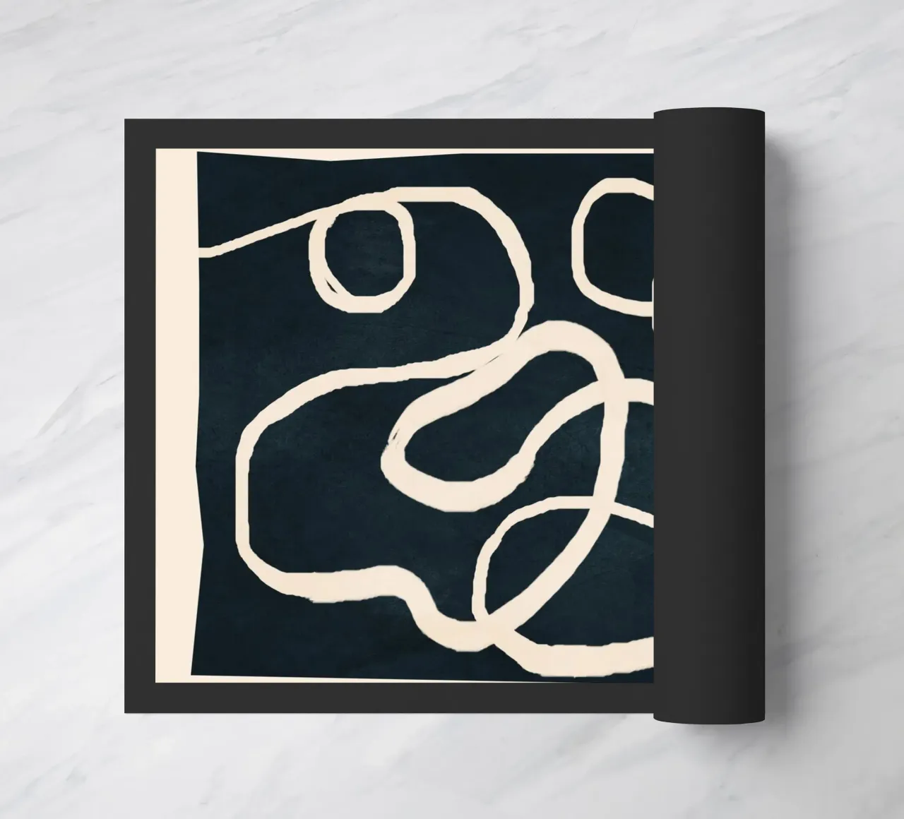 Ether Line 1 doormat by Nadjaa