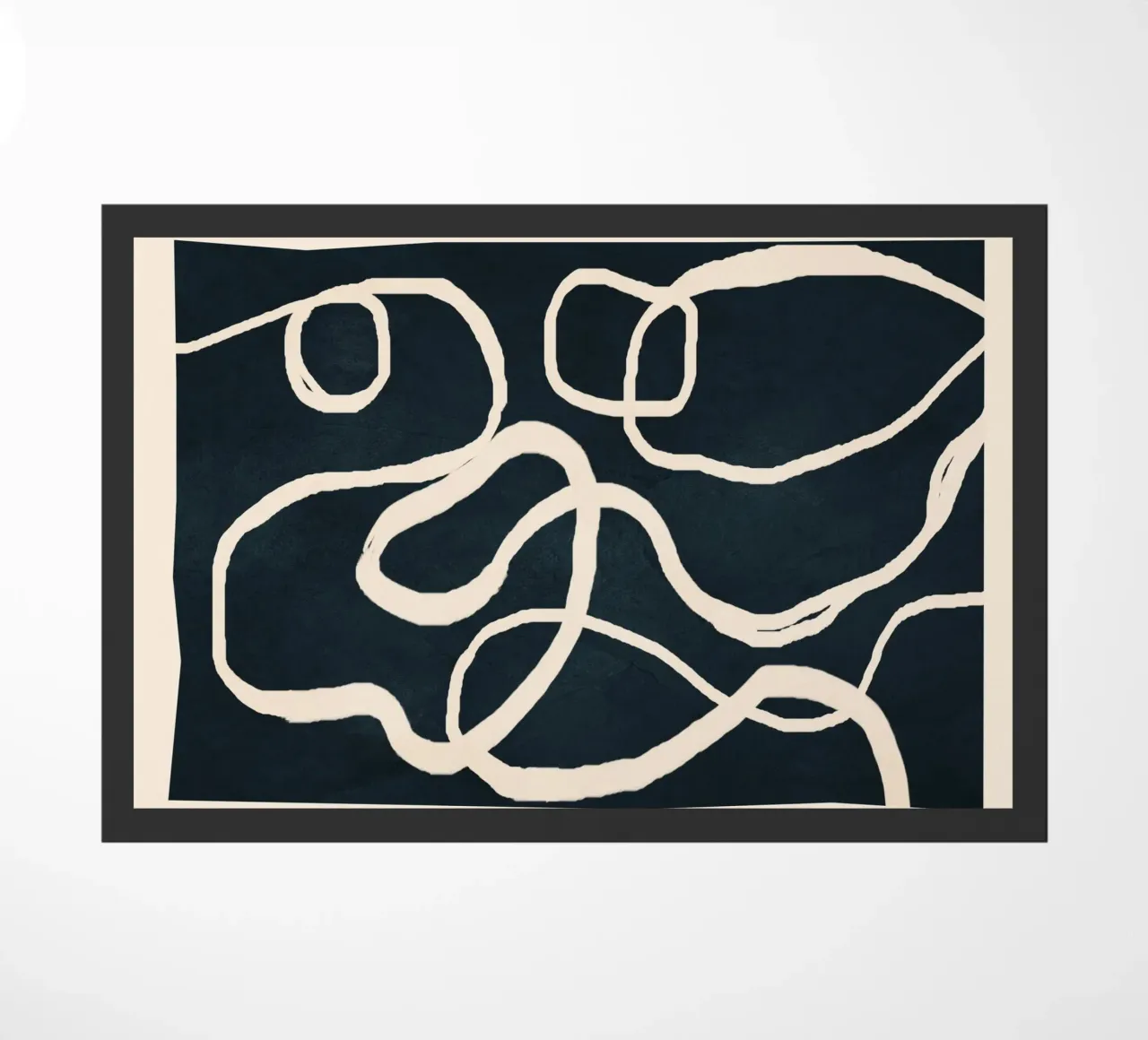 Ether Line 1 doormat by Nadjaa