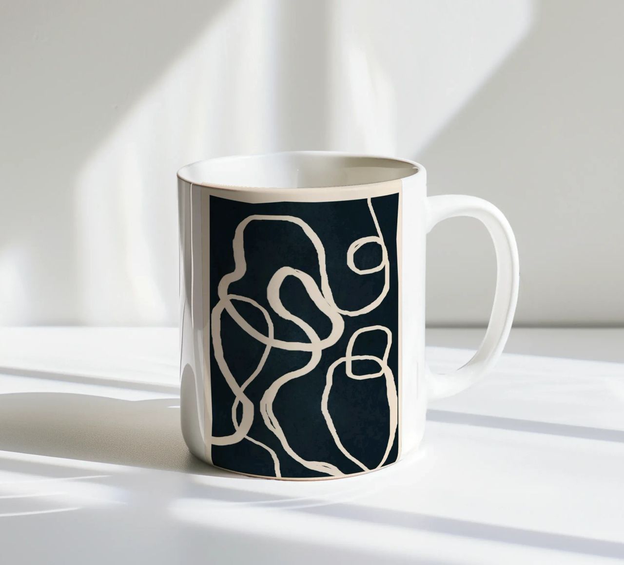 Ether Line 1 tazza in ceramica da Nadjaa