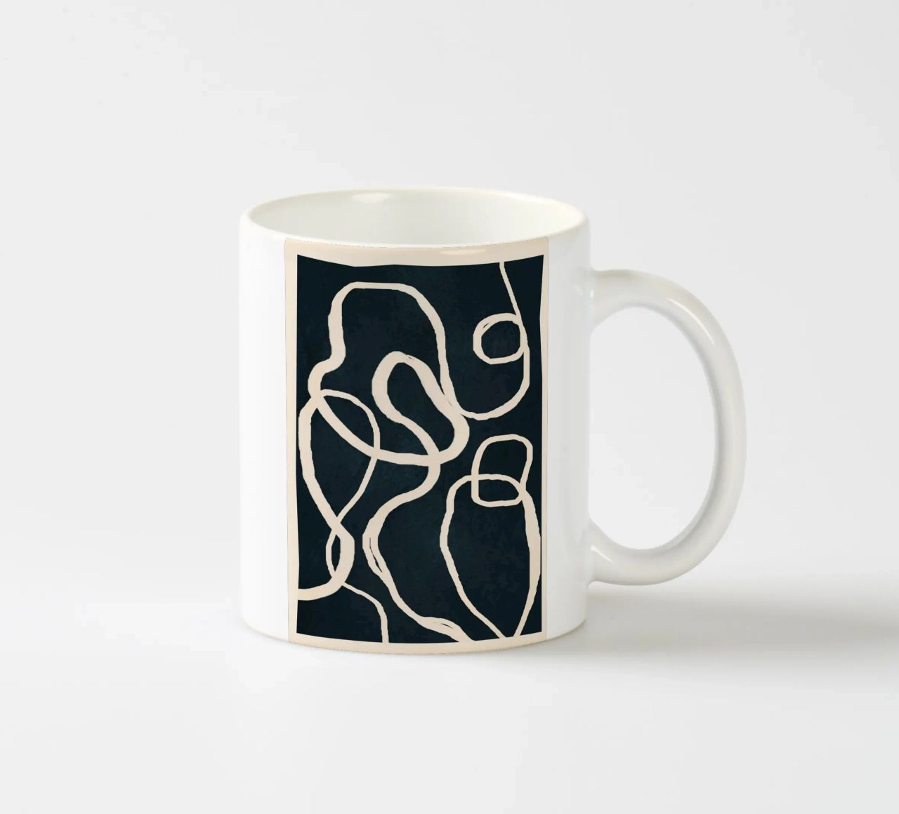 Ether Line 1 tazza in ceramica da Nadjaa