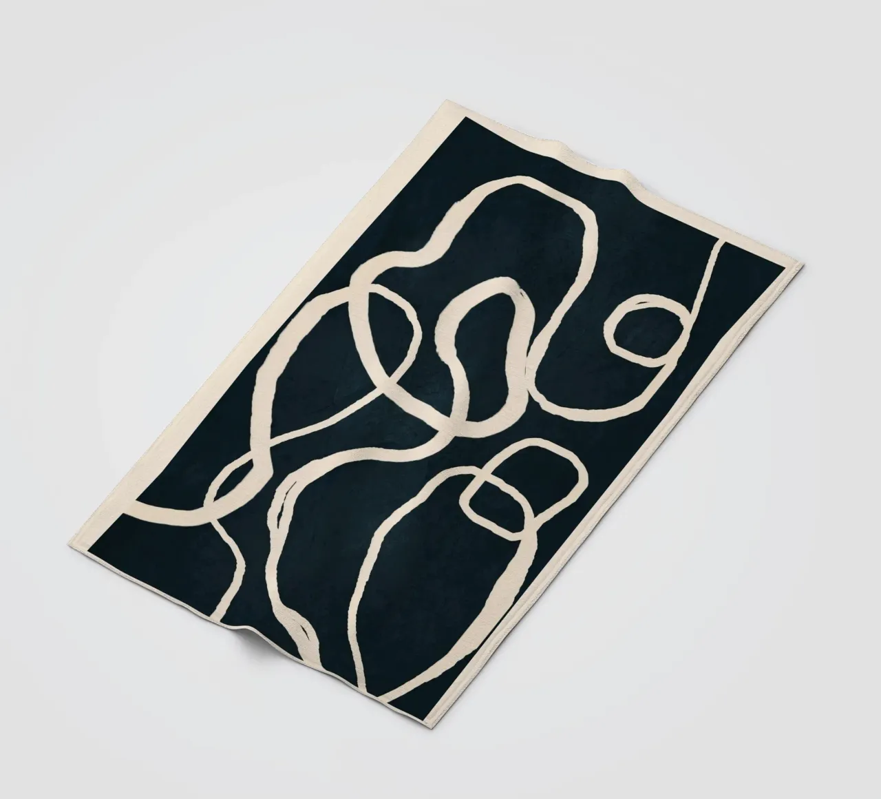 Ether Line 1 fleece blanket by Nadjaa