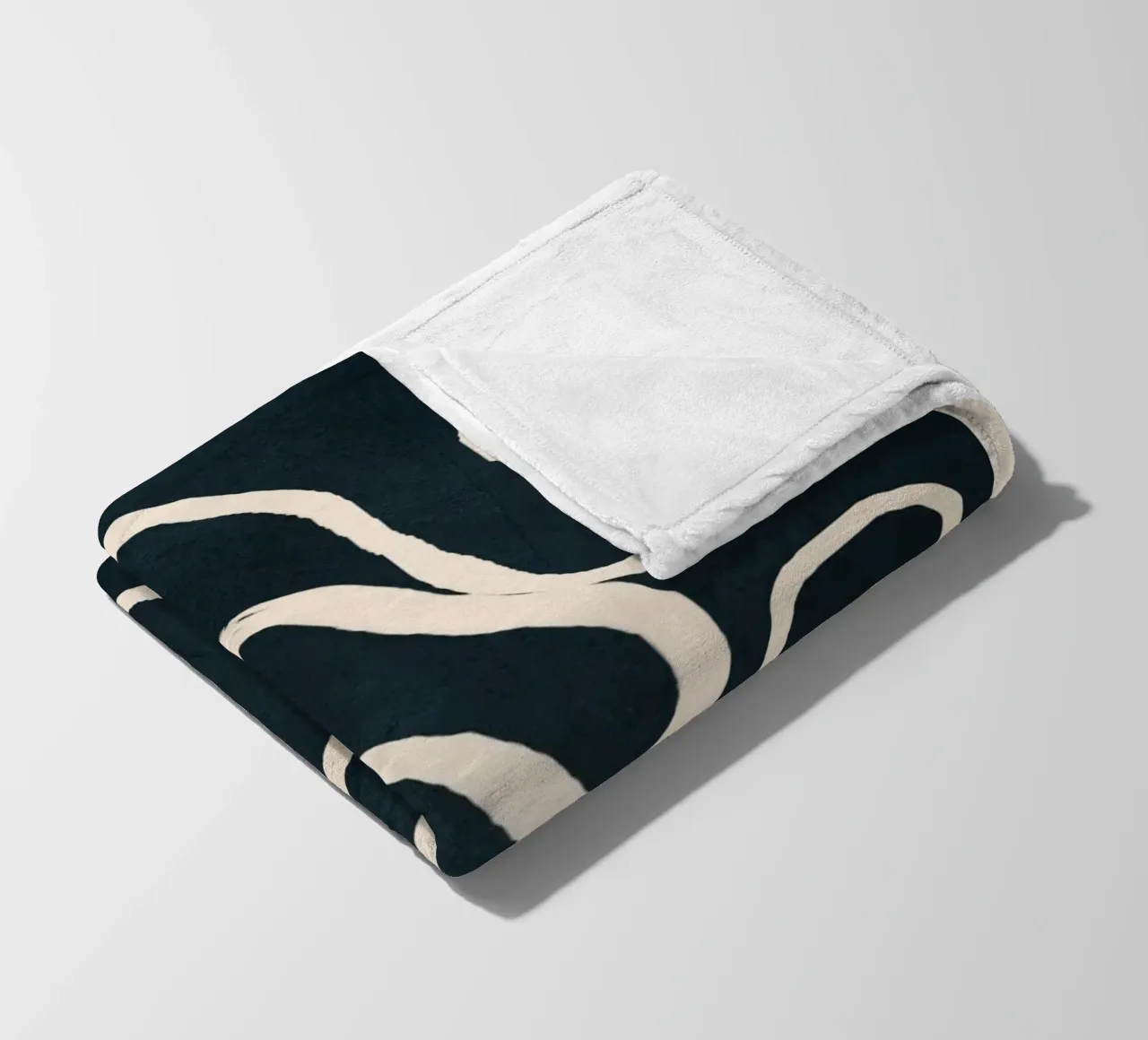Ether Line 1 fleece blanket by Nadjaa