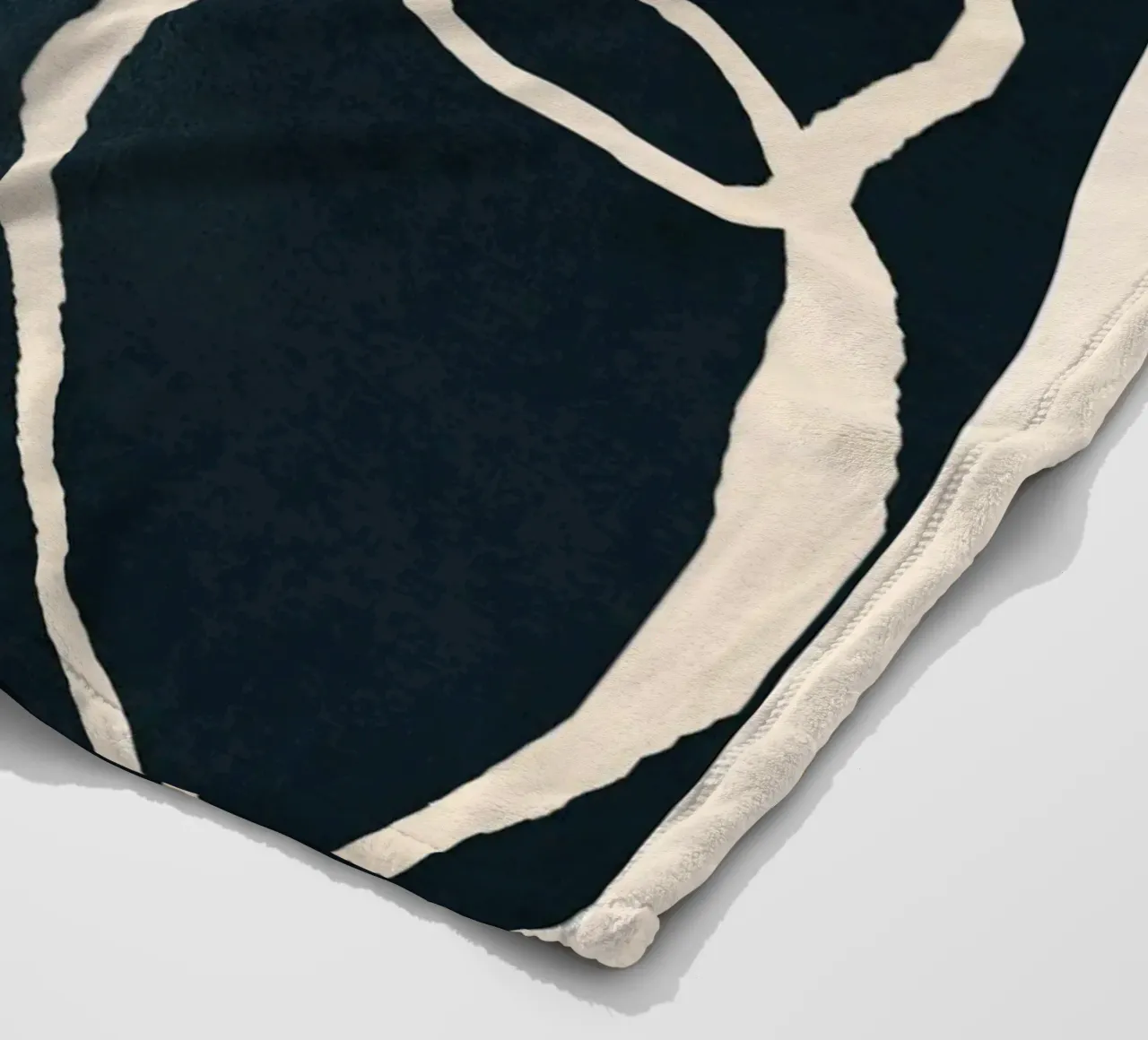 Ether Line 1 fleece blanket by Nadjaa