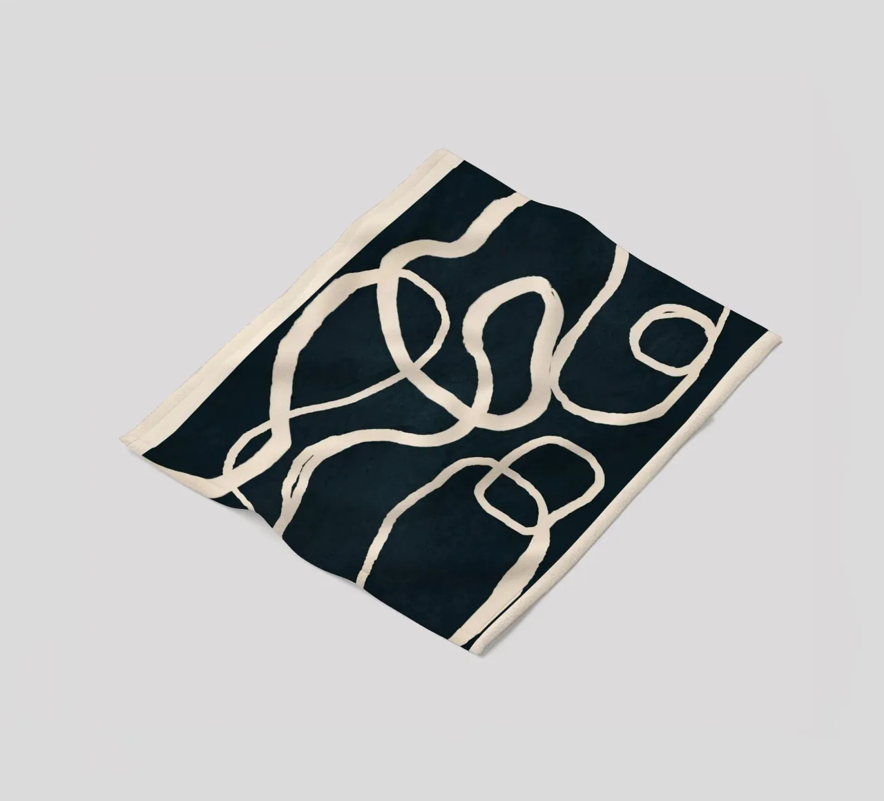 Ether Line 1 fleece blanket by Nadjaa