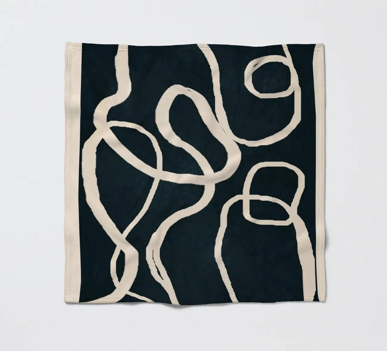 Ether Line 1 fleece blanket by Nadjaa