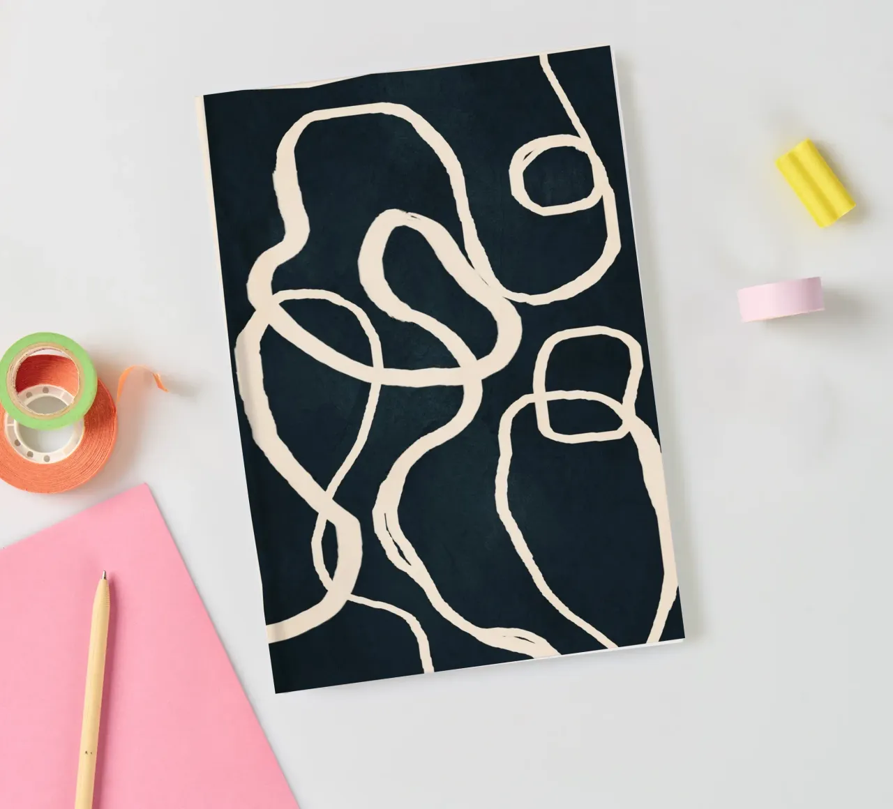 Ether Line 1 notebook by Nadjaa