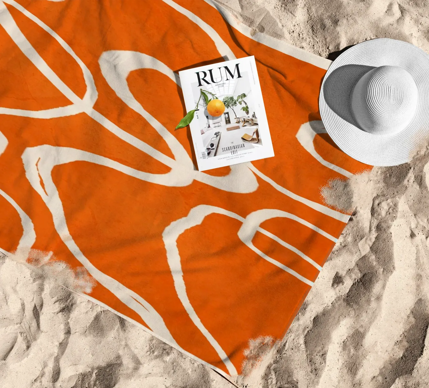 Ether Line 2 beach towel by Nadjaa