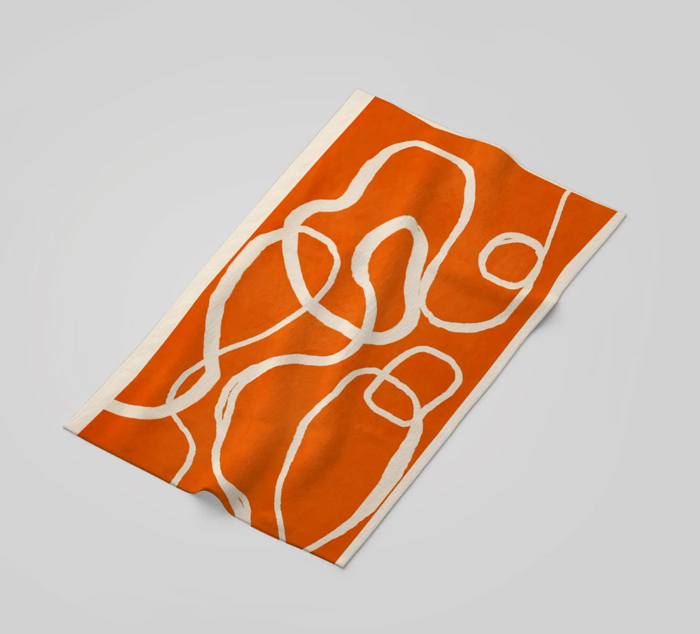 Ether Line 2 beach towel by Nadjaa