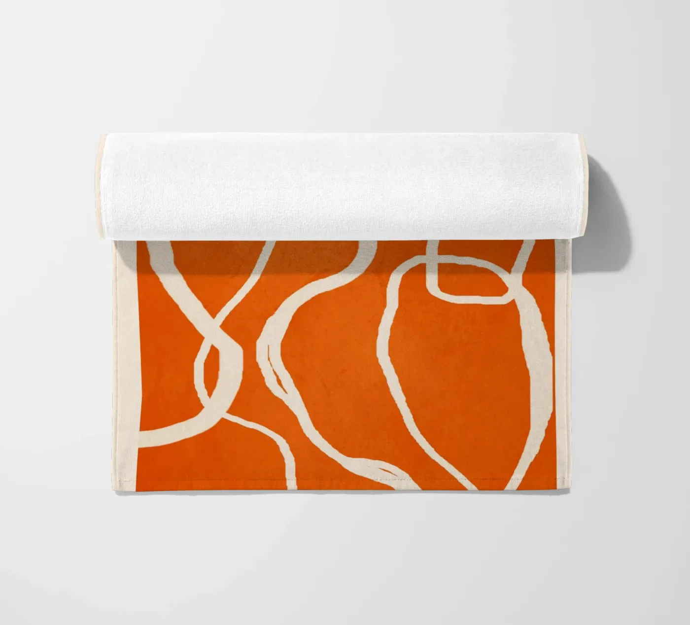 Ether Line 2 beach towel by Nadjaa