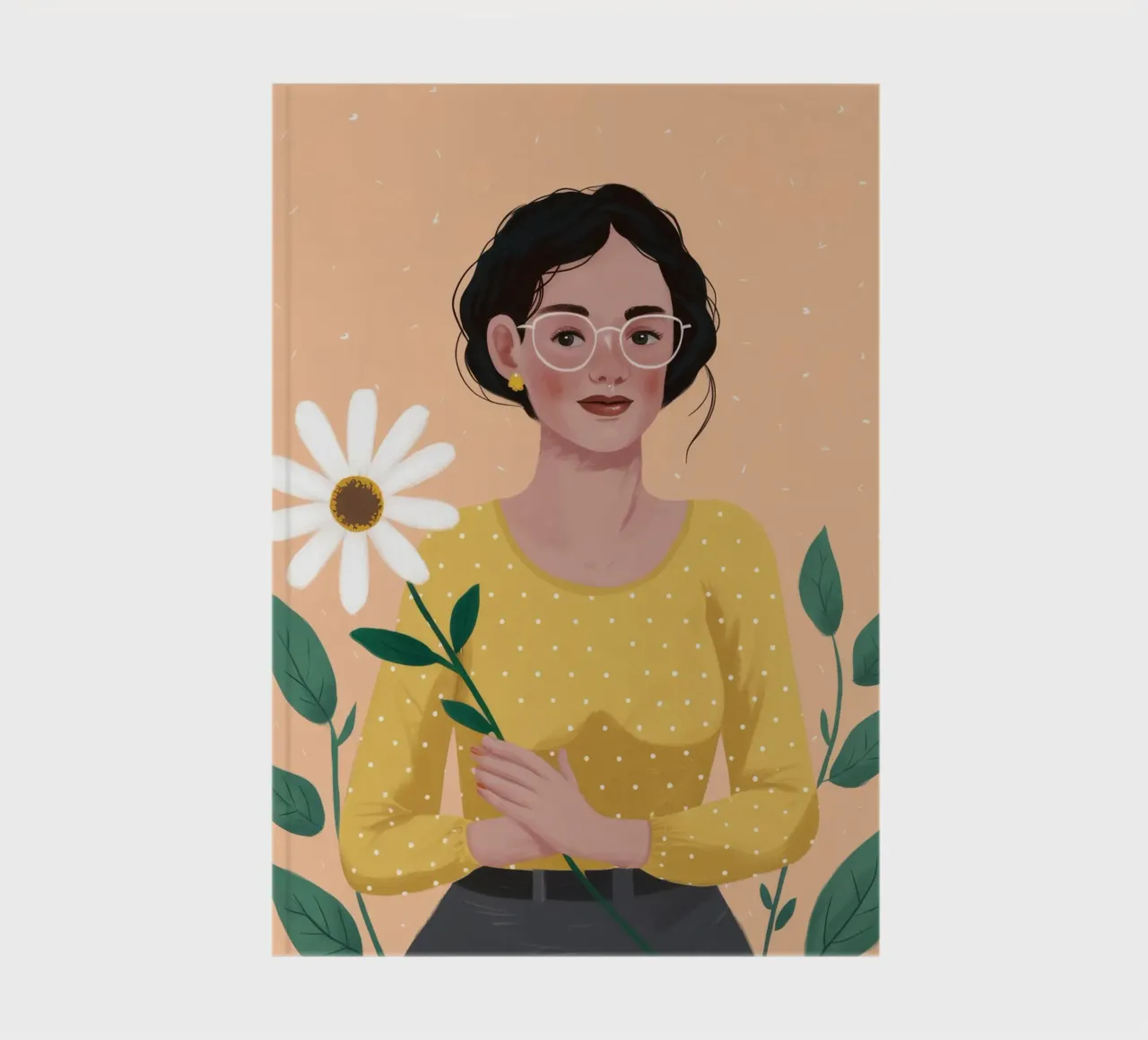 Soft Bloom Portrait notebook by Arcane Shade