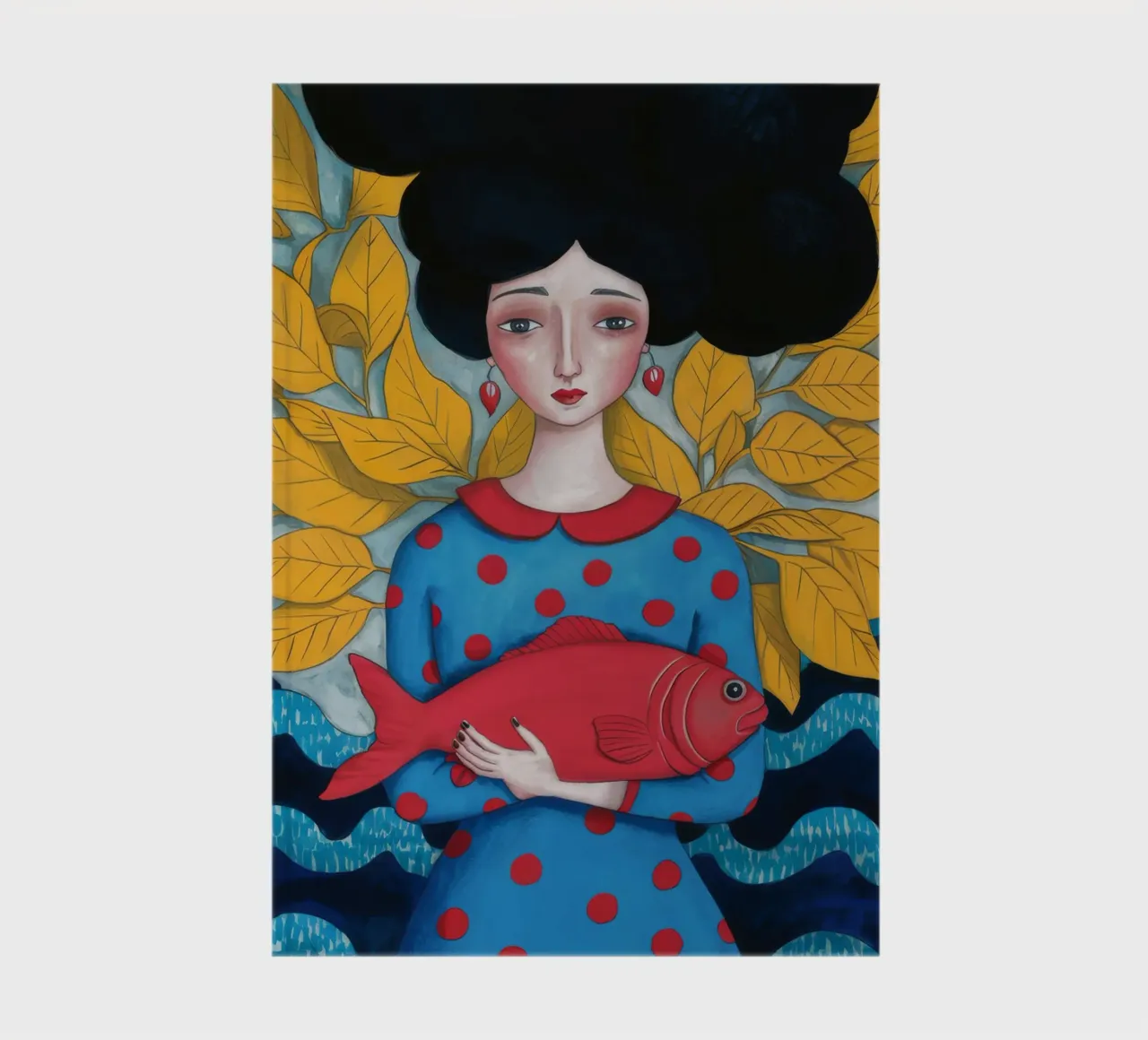 Signora con pesce rosso diario da Arcane Shade