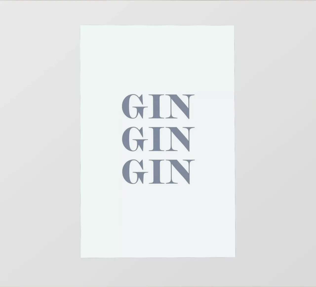 Gin Gin Gin telo in pvc da Ayleen