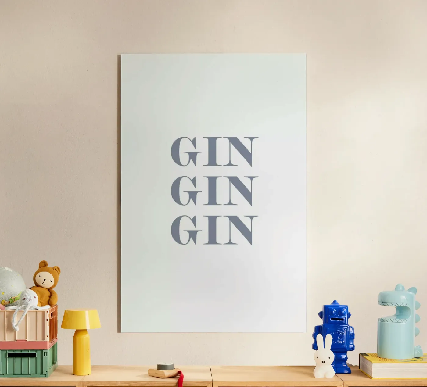 Gin Gin Gin Acryl-Glas von Ayleen