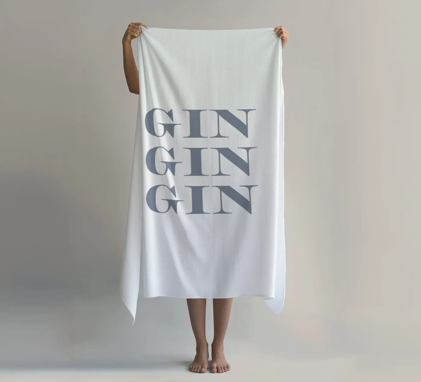 Gin Gin Gin beach towel by Ayleen