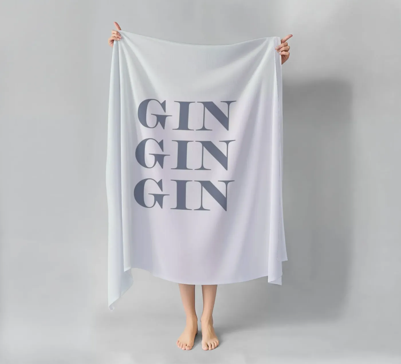 Gin Gin Gin beach towel by Ayleen