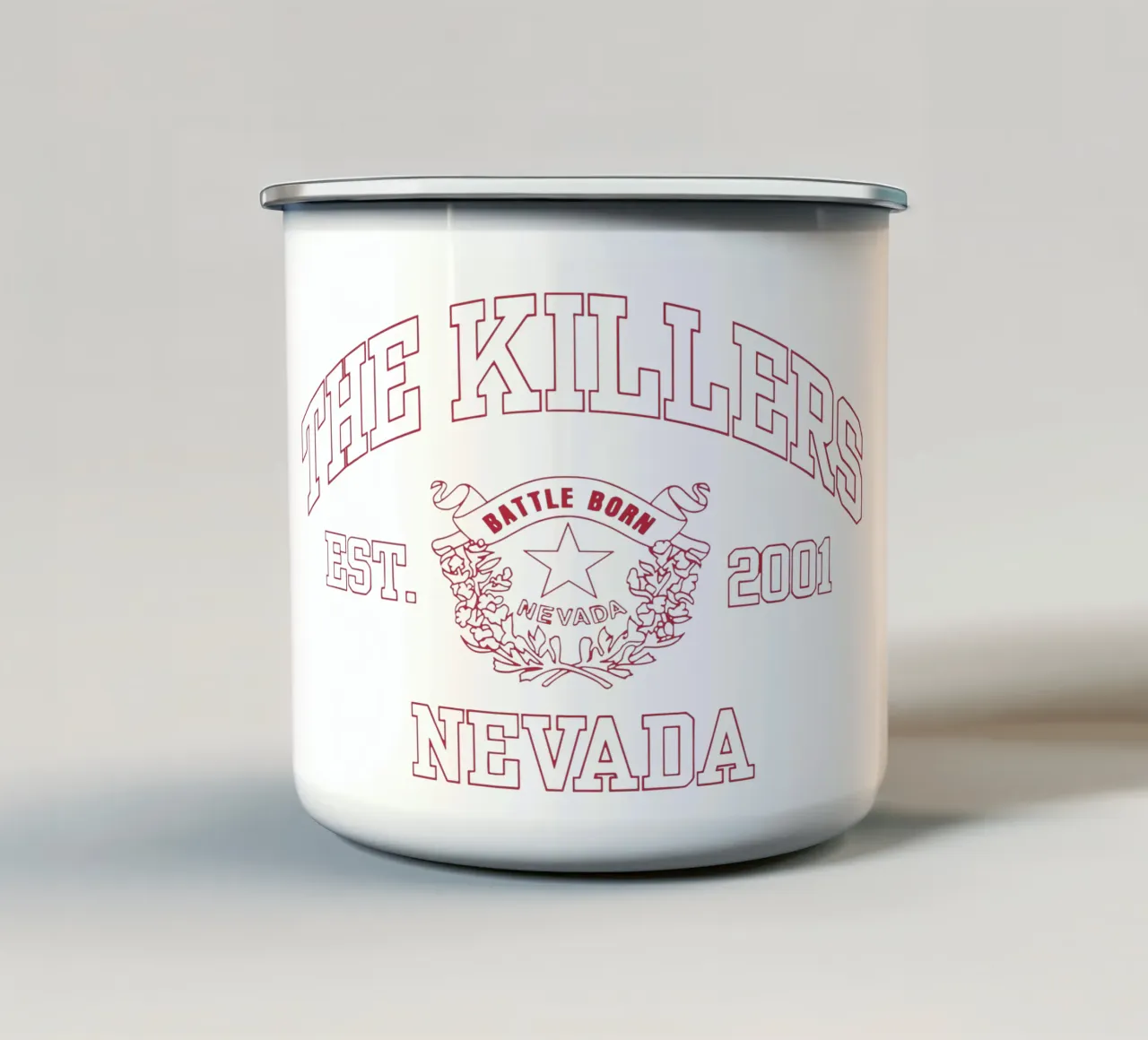 The Killers Nevada tazza in smalto da callmegreciaa