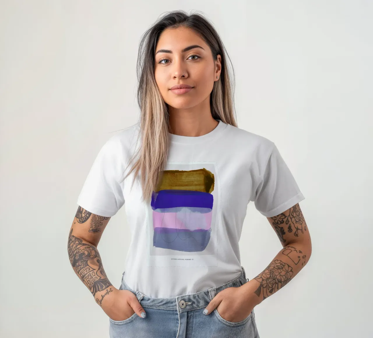 Overlapping Forms II T-Shirt von Pure